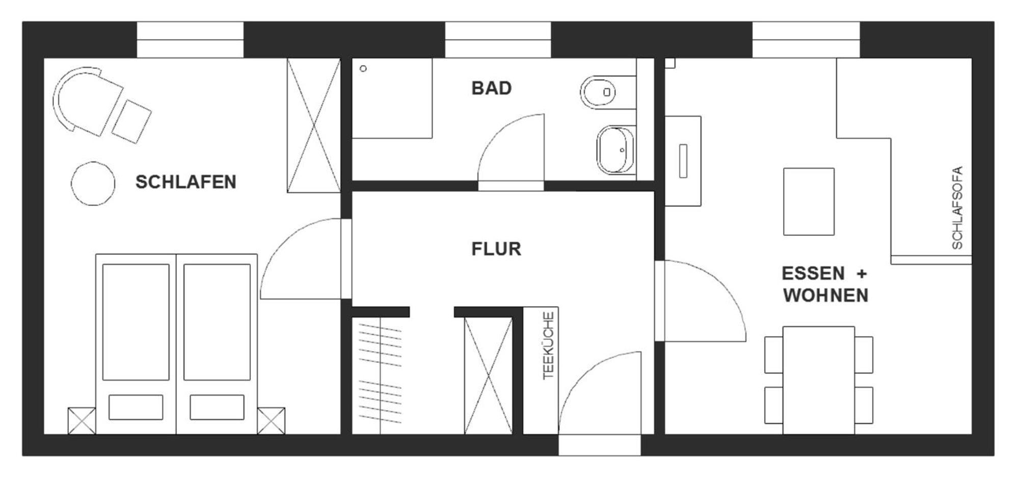Apartament Quaduxenbarg Rüggow Zewnętrze zdjęcie